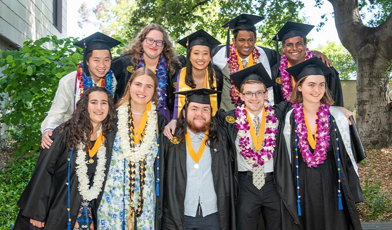 Group of Harvey Mudd College graduates.